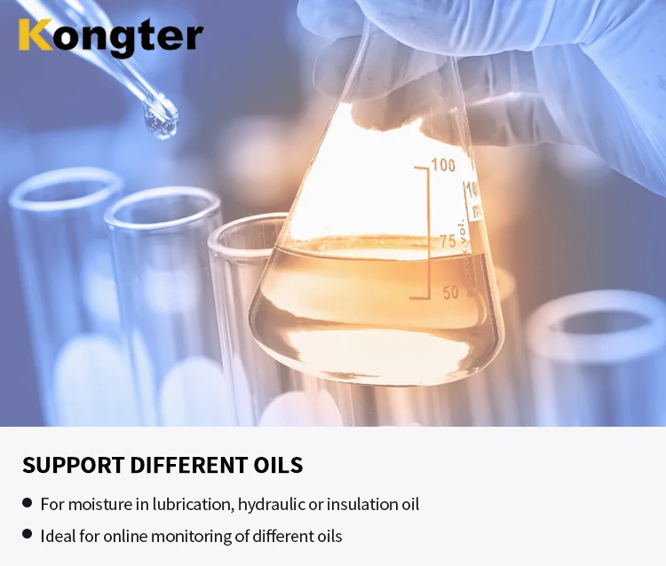 
Kongter moisture in Oil Transmitter for water activity (aw) in oil and temperature (T) 