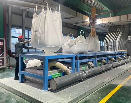 Sincere Service Fully Automatic Mixing Weighing Conveying System For SPC Flooring Production Line