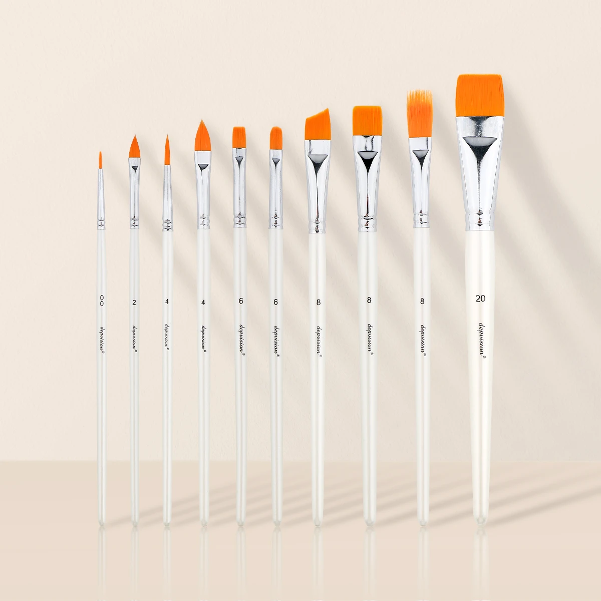 Professional 10 pcs face body watercolor painting brushes artist magic light acrylic touch up paint brush set kids