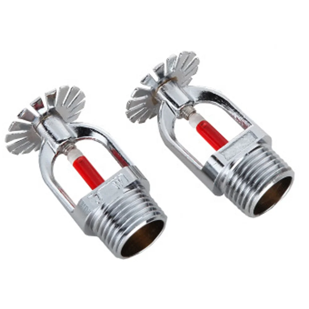 High Quality 1/2 Inch DN15 Brass Pendent Type Fire Sprinkler Head Fire Extinguishing System Protection 68 Degrees