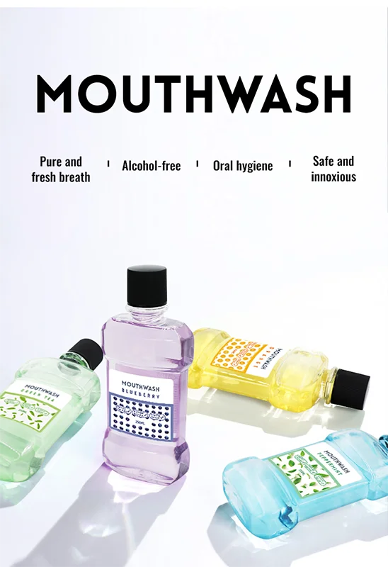 Оптовая продажа, частная марка, жидкость для полоскания рта, натуральные органические персиковые фрукты, уход за полость рта, чистый специфический запах, жидкость для полоскания рта