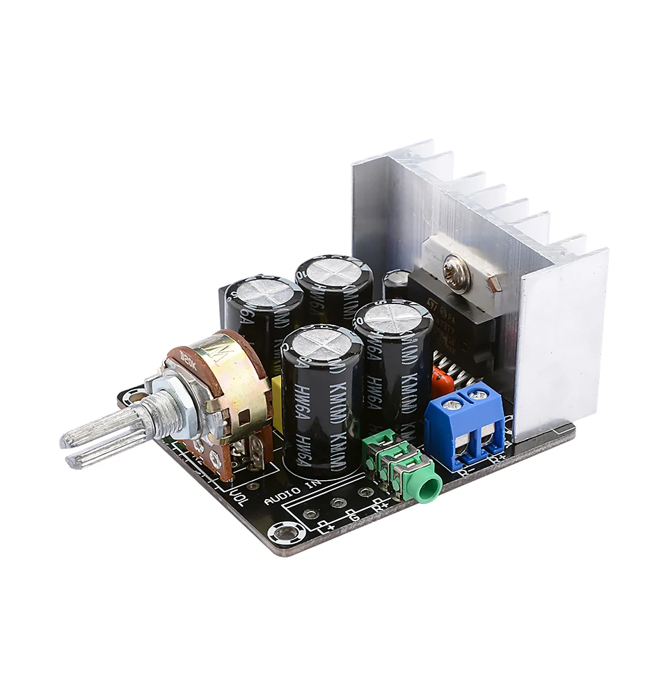 TDA7377 Power Home Amplifier 15Wx2 Audio Stereo Mini Amp DIY Bookshelf Sound Music Speaker Amplifier With Tone Control