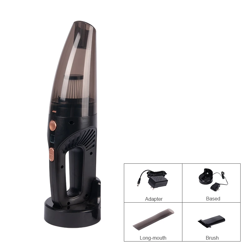 25min Usage Time Standard Charger 100W 8A 11.1V 5500pa Wireless Household Dual-use Cleaning Tool Car Cleaner Vacuum