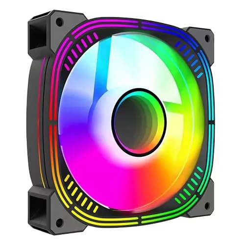 12cm RGB Computer Case Fan Gaming Casing RGB CPU Cooler Fans for PC with LED Lights Computer gaming Pc classis Fan for Desk
