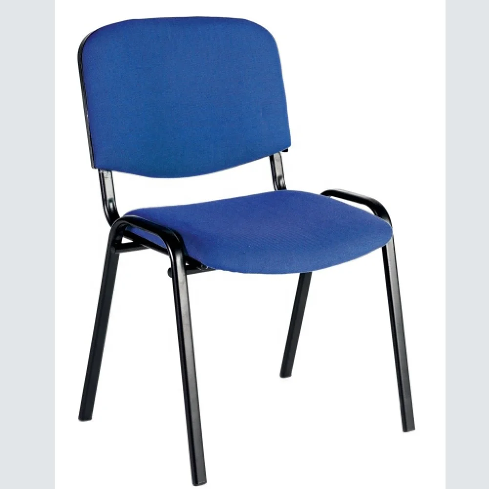 Low Price Metal Frame With Black Coating Office Hospital Training Visitor Meeting chairs