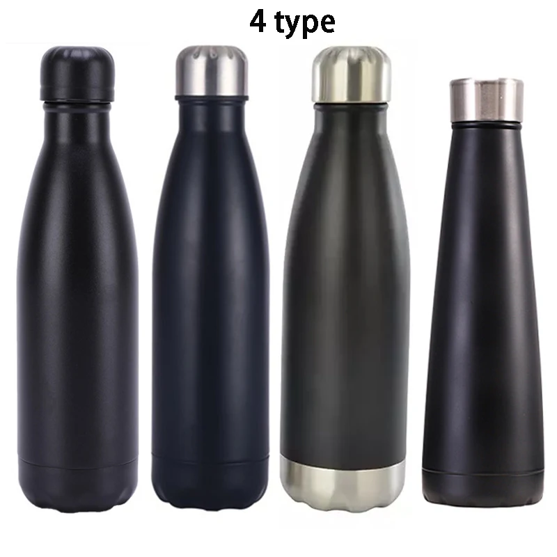Free Sample 25oz 750ml 500ml Sublimation Cola Shape Stainless Steel Water Bottle 17oz 750ml 25oz Custom Laser Logo Engraved