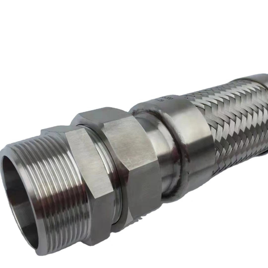 china  factory best quality ss304 321 316 stainless steel  oil gas flexible metal hose