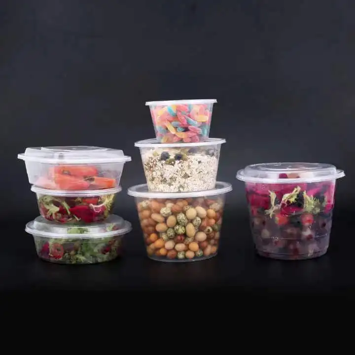 Y900ml 1000ml 1250ml Various sizes to go round containers food disposable Wholesale disposable food container with lid