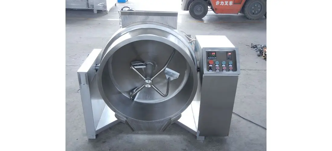 50L gas  hard candy and electric heating jacketed kettle cooker