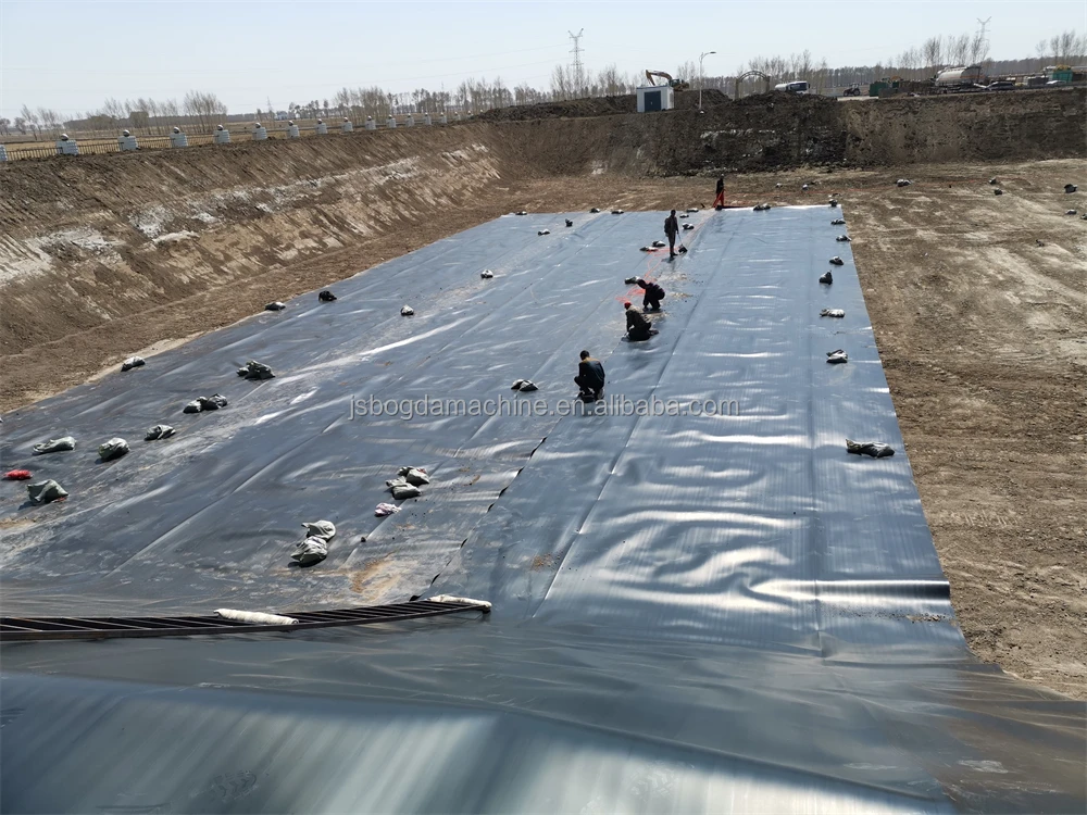 BOGDA PE Polyethylene Waterproof Geomembrane Roll Extrusion Production Line Extruder Machine For Geosynthetic