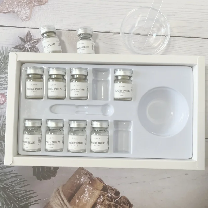 Algae Peeling Sponge Spicule Bio-Micro-needling Kit Brown Algae Natural Extract Ance Removal Deep Nourishing For Skin Care