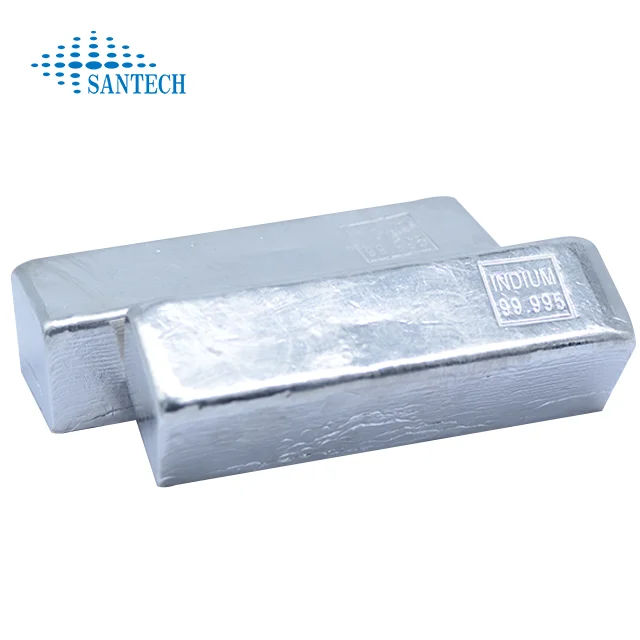 silver white pure 99.99% indium target (60636805661)
