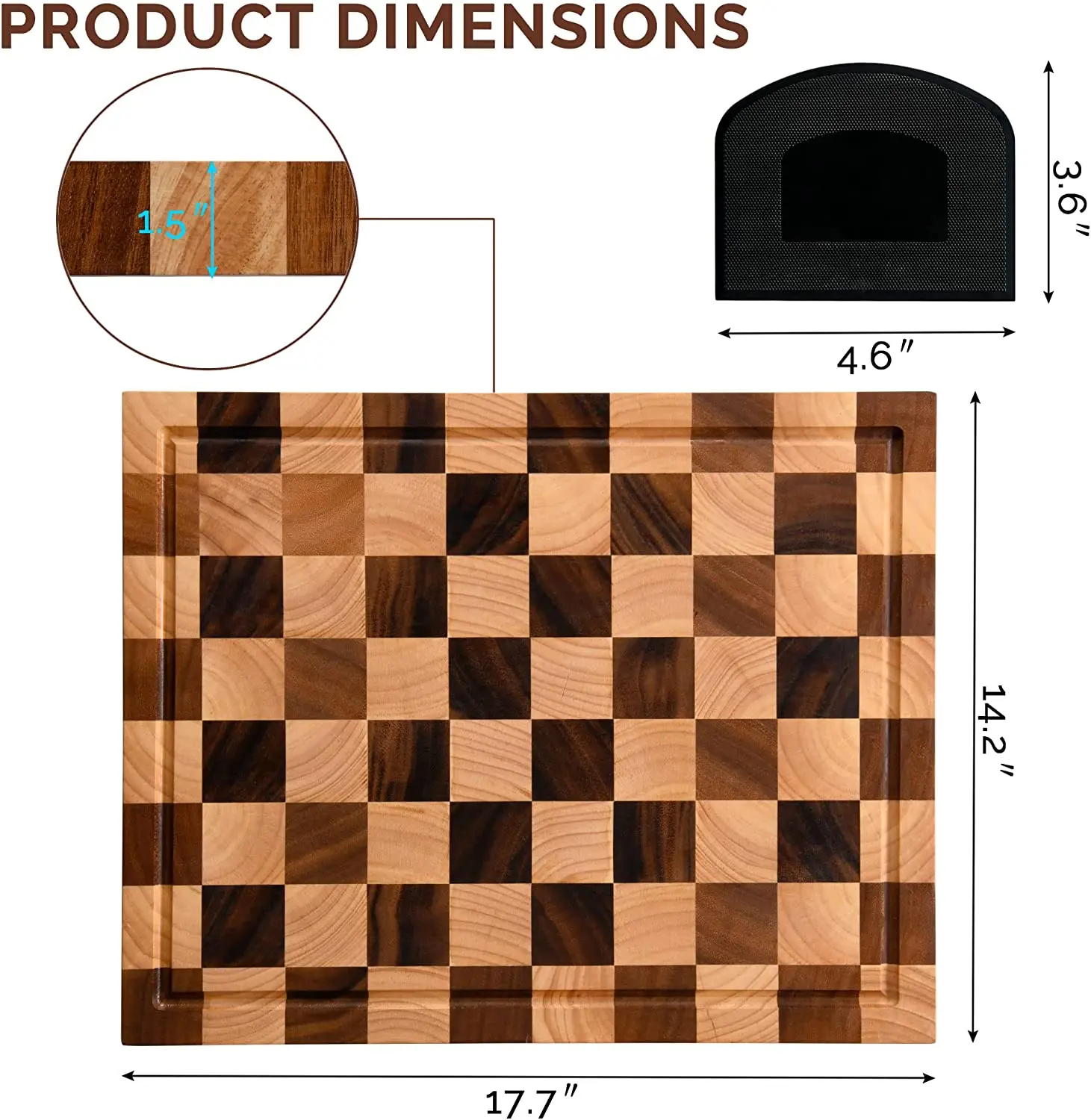 2023 Natural Luxury Cutting Boards    Acacia  Chopping Board Cutting Board Set  For Kitchen