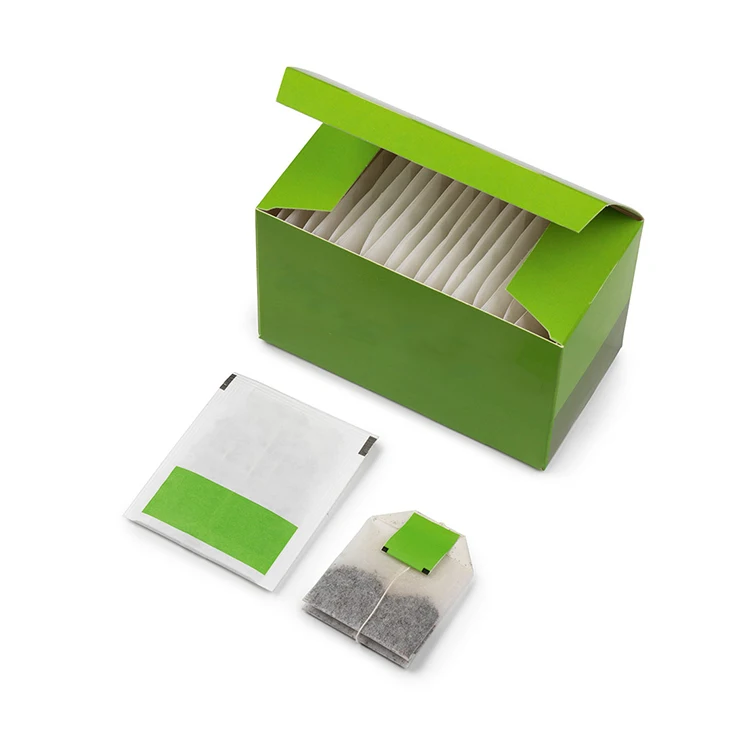 Wholesale Customized Size Color Cardboard Tea Bag Box Packaging Biodegradable Free Tea Package Drawstring Wood Pulp Accpect OEM