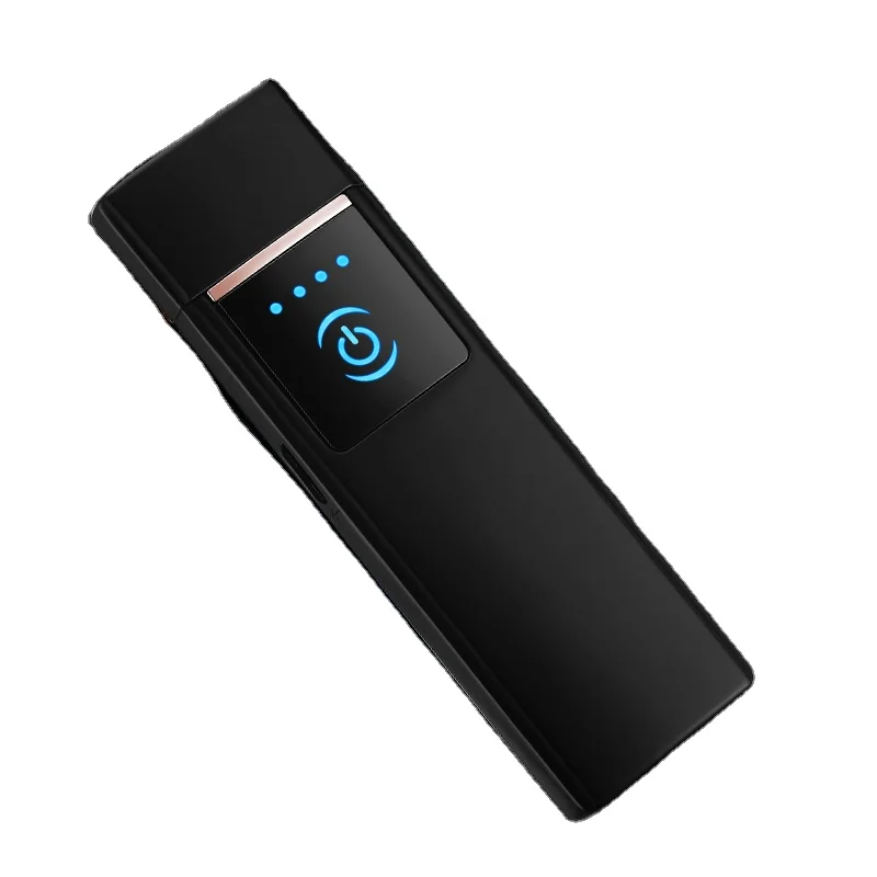 YQ041 ThinTouch Screen Double-sided USB Hot Sales Rechargeable Flameless Electronic Cigarette Made in China Usb Lighter