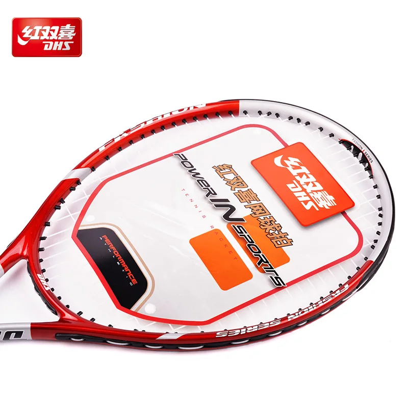 
Double happiness outdoor beach sports tennis racket single racket (threaded) resistant tennis racket 681 