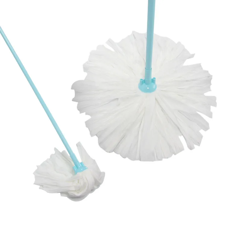 China Wholesale OEM Service Cheap Disposable Non-Woven Mop Floor Hand Easy Cleaning Mop