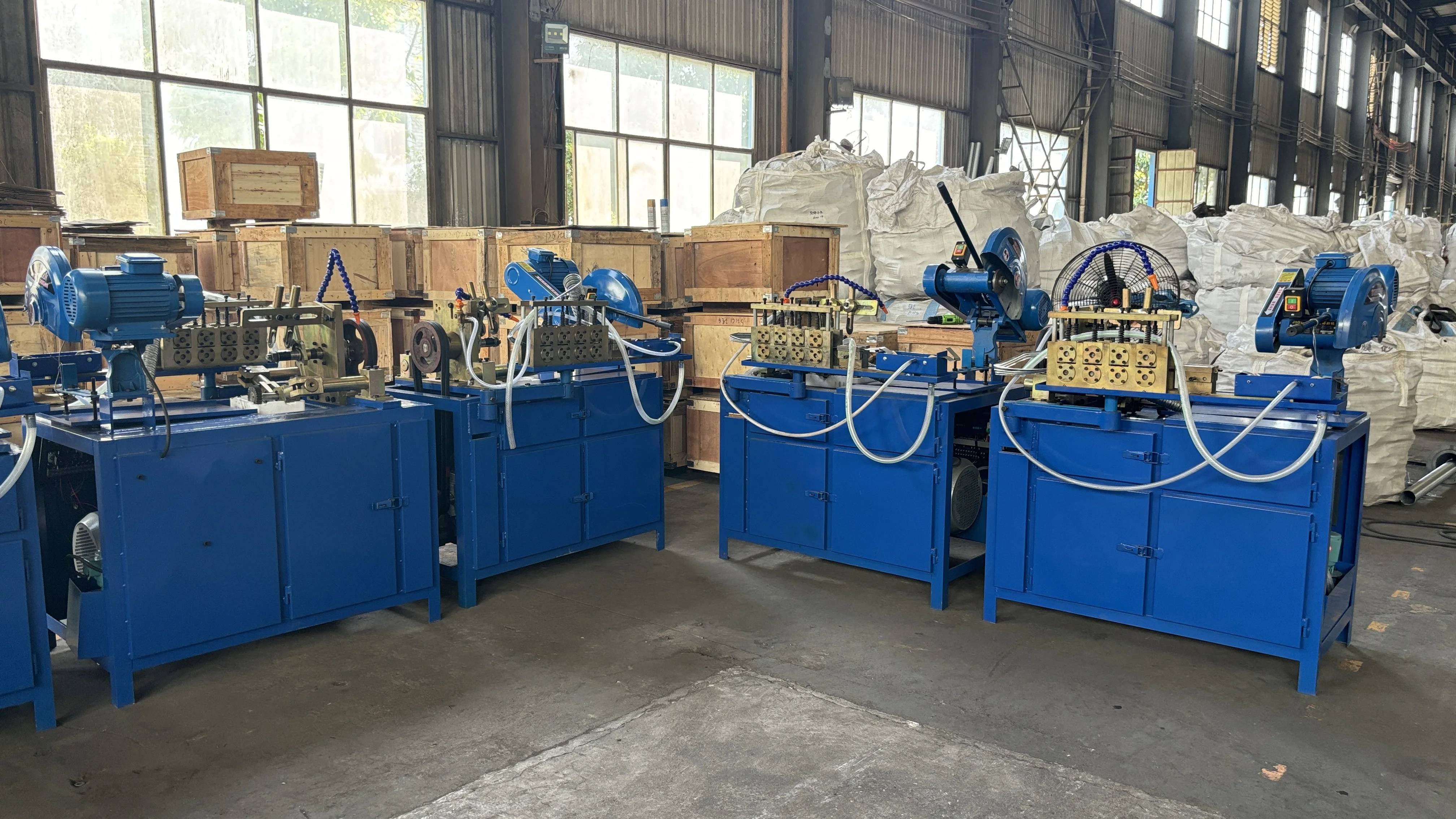 ZQM Prestressed Spiral Pipe Forming Machine Metal Corrugated Pipe Machine