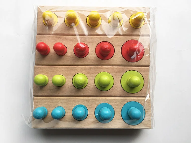 Cylinder Socket Toy Matching Educational Building Block Toy Mind Game