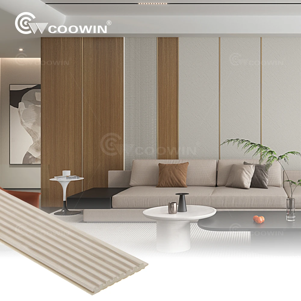 Contemporary and Textured Wall Solutions Designed for Unique Spaces Featuring Elegant WPC Fluted Wall Panel