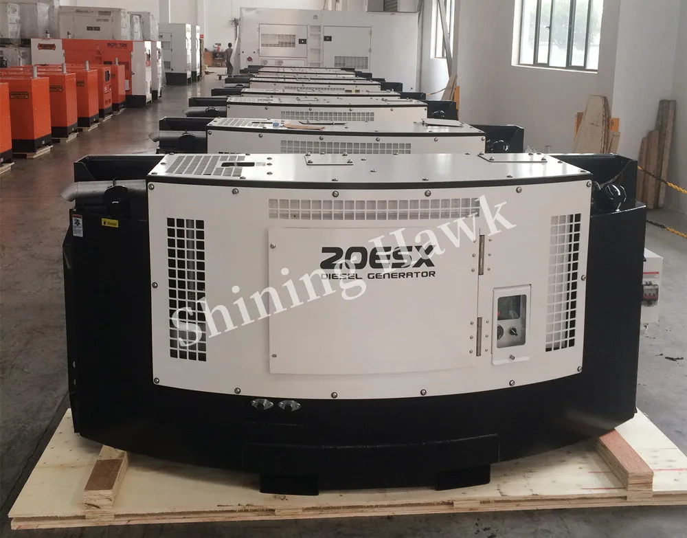 Clip on 15kw 350L 80hours Working Time 3phase Reefer Container Top Mounted Diesel Power Generator Genset
