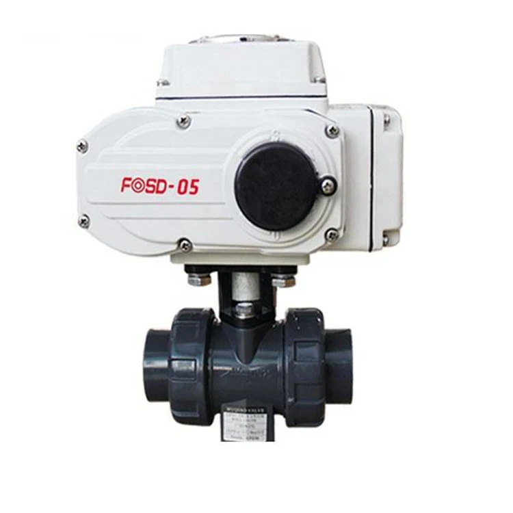 Wholesale electric Water treatment Control plastic pvc 2 inch three 3 way Pool 2 Inch 110v Motorized Ball Valve