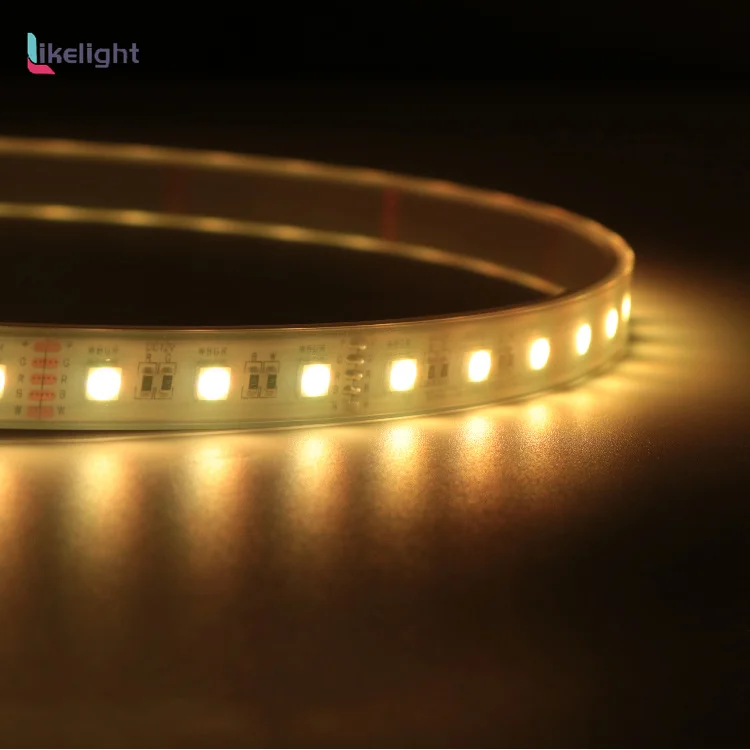 LIKELIGHT светодиодные полосы света высокой Cri 90 95 24 В RGBW 120 60 светодиодов/м водонепроницаемые IP65 IP67 IP68 SMD 5050