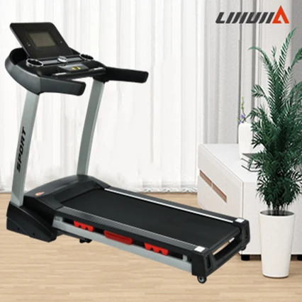 Lijiujia Wholesale Portable Mini Walking Pad treadmill Slim Motorized Cheap Flat Foldable Electric Treadmills For Sale