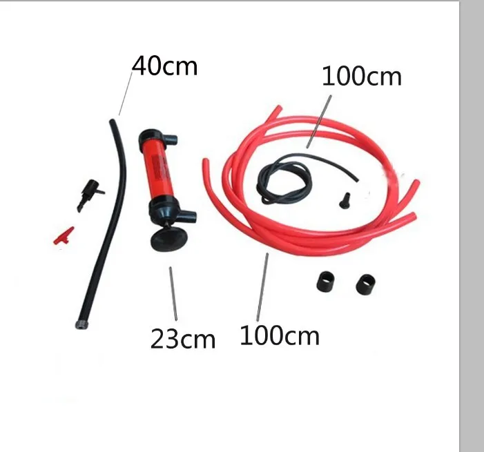 Portable Oil Pump Hand Multi-Use Siphon Tube Car Hose Liquid Gas Transfer Sucker Suction Inflatable Pump