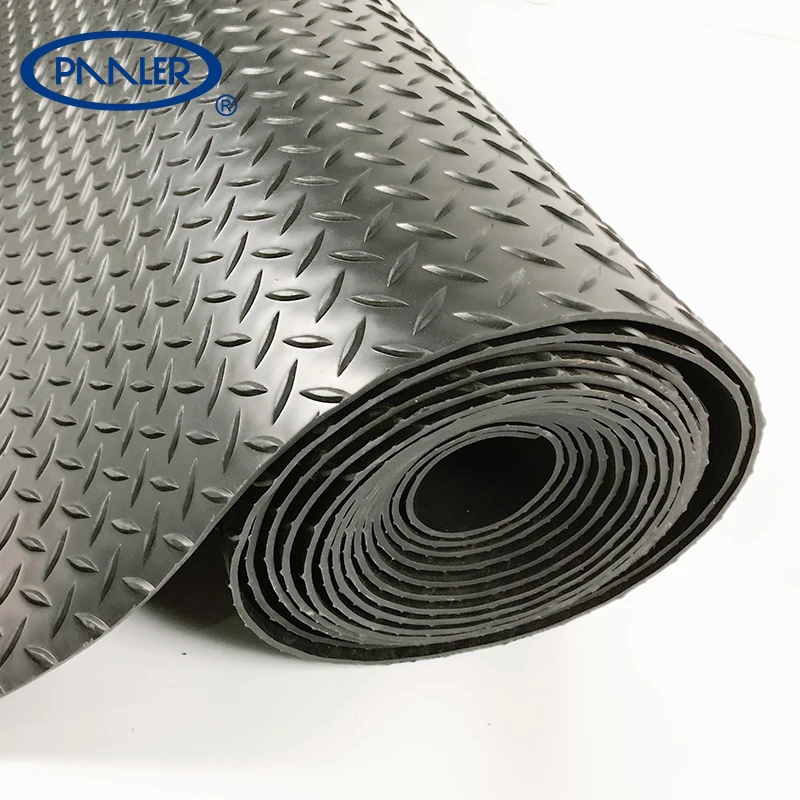 Factory Use Workshop 3MM Heat Oil Coolant Grease Resistant Industrial Non-slip Rubber Floor Mat Roll