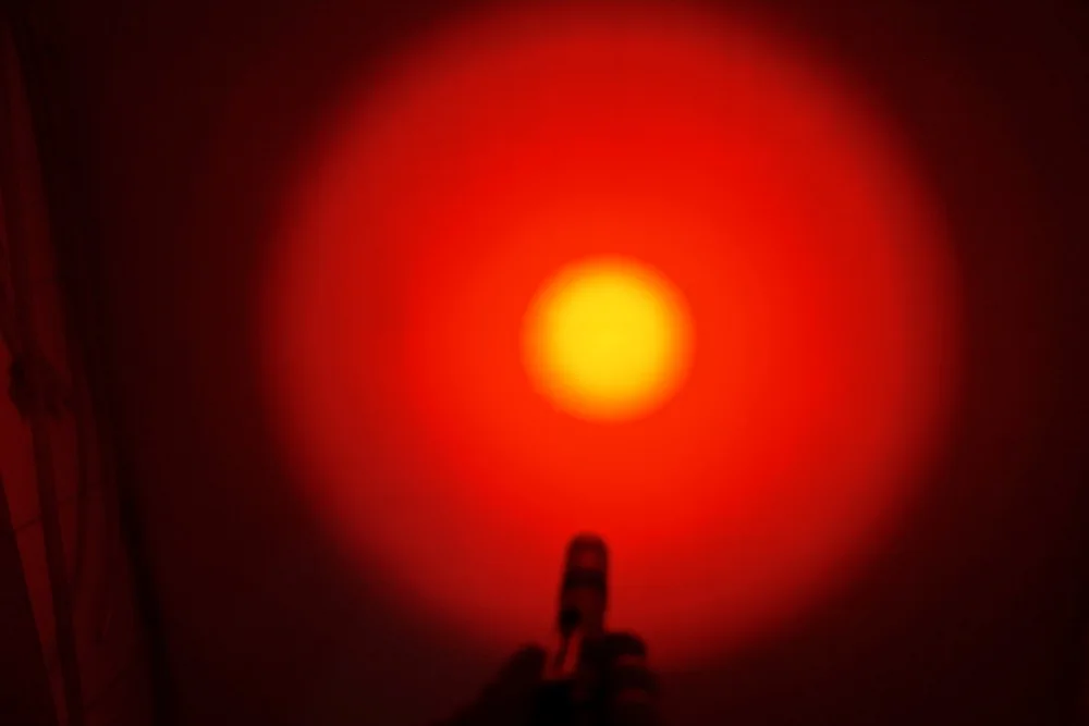 Red Light Pen Type Aviation Night Vision Red Ray LED Lamp Flashlight