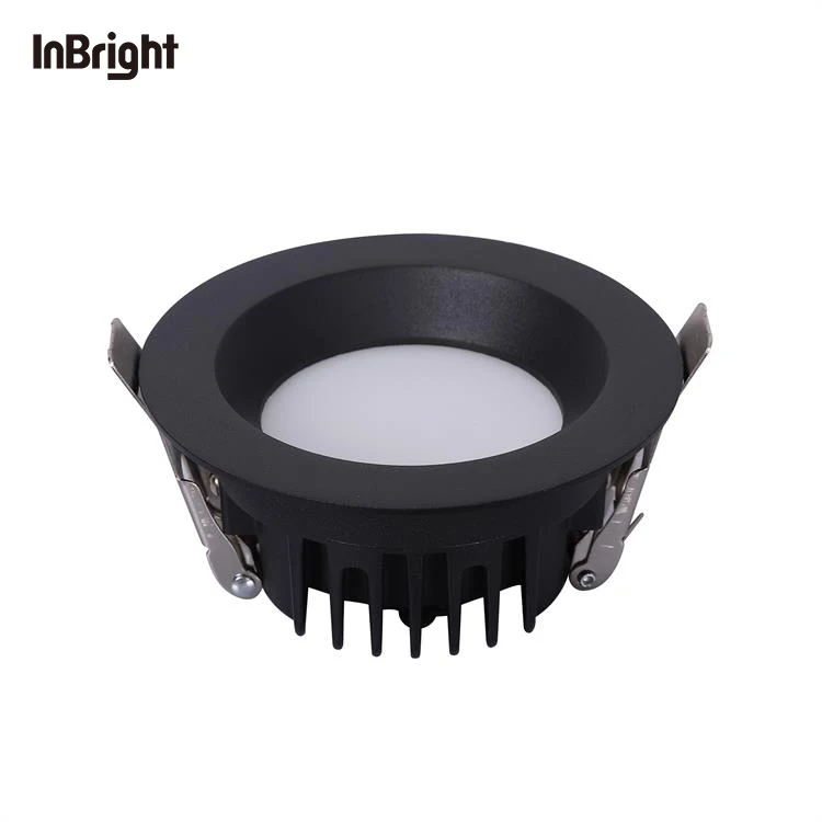 Residential Dali Dimmable LED Down Light Aluminum Recessed Ceiling Lighting 15W Fixed SMD IP65 Downlight