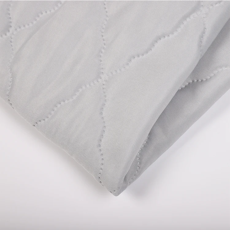 Wholesale China factory manufacturer home woven textile ultrasonic embossed quilting fabric