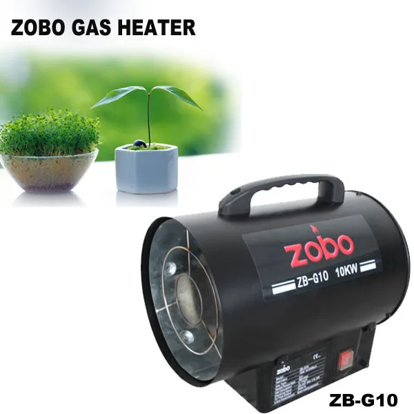 
ZOBO 10KW Propane Gas Portable Garage heater With CE Overheat Protection 