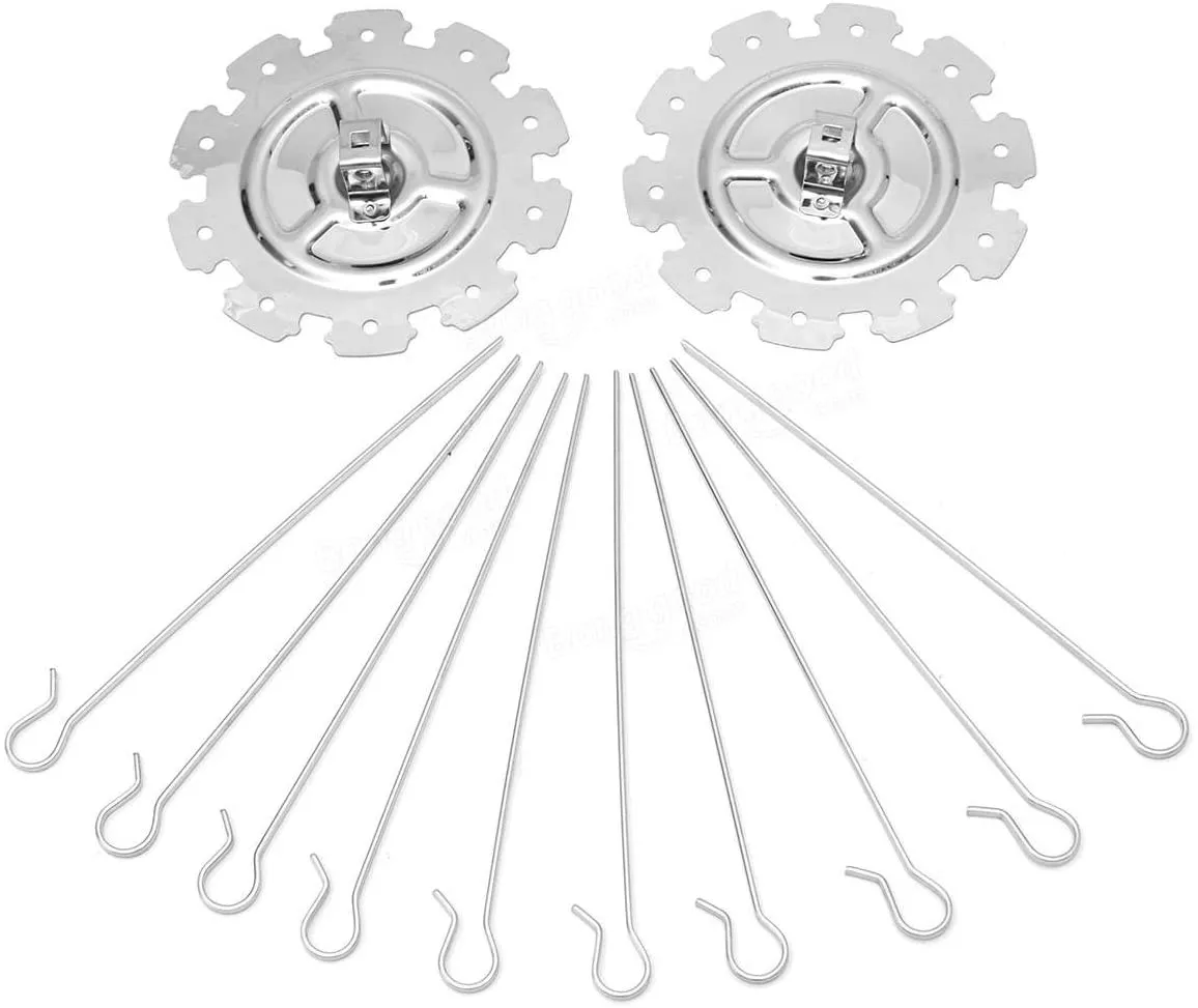 Подходит для барбекю гриль набор из нержавеющей стали углерода серебряные украшения, «сделай сам» для вечеринок из металла подвеска двигатель части выпечки шт Цвет кулинарные