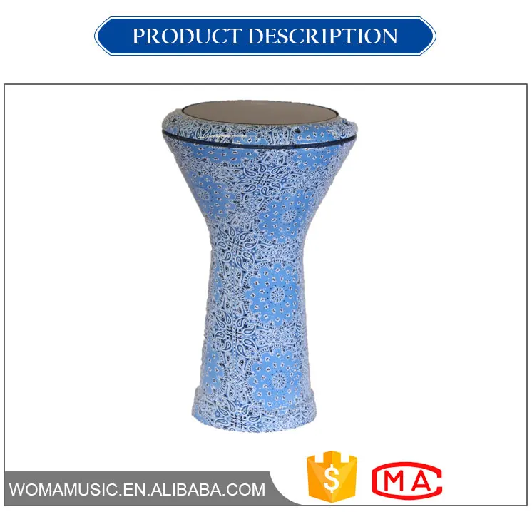 Hot Sale Classical Style Musical Instrument Aluminum Darbuka Drum Percussion Instrument