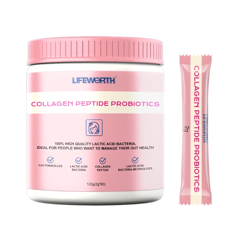 LIFEWORTH 100% high quality lactic acid bacteria Lactobacillus Lactic acid bacteria Collagen Peptide Probiotics