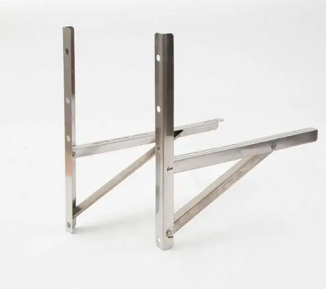 AC bracket HVAC Wall AC support split mounting angle folding AC Bracket for air conditioner outdoor support
