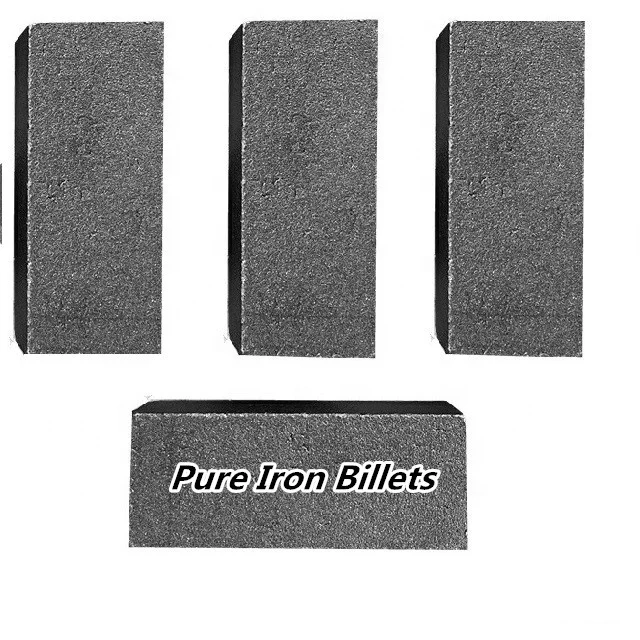 YT01 BNIPI  Electromegnet Soft Magnetic Re-meltable Industrial Low Carbon Metal  Pure Iron Billets Shot Blast