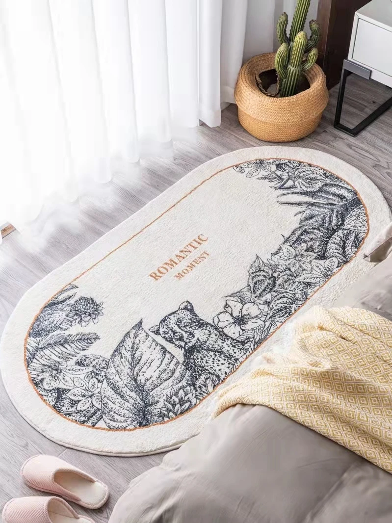 Minimalist designer rugs living room carpet super Absorbent kitchen carpet anti slip belgion cashmere bath mat