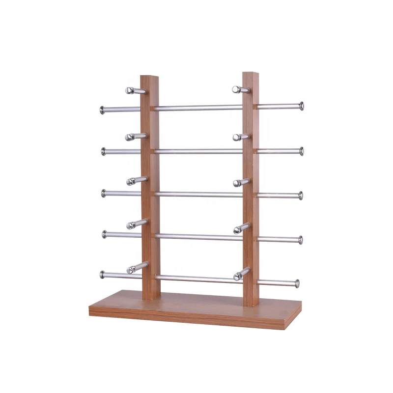 Wooden desktop glasses display stand Removable display stand frame display optical