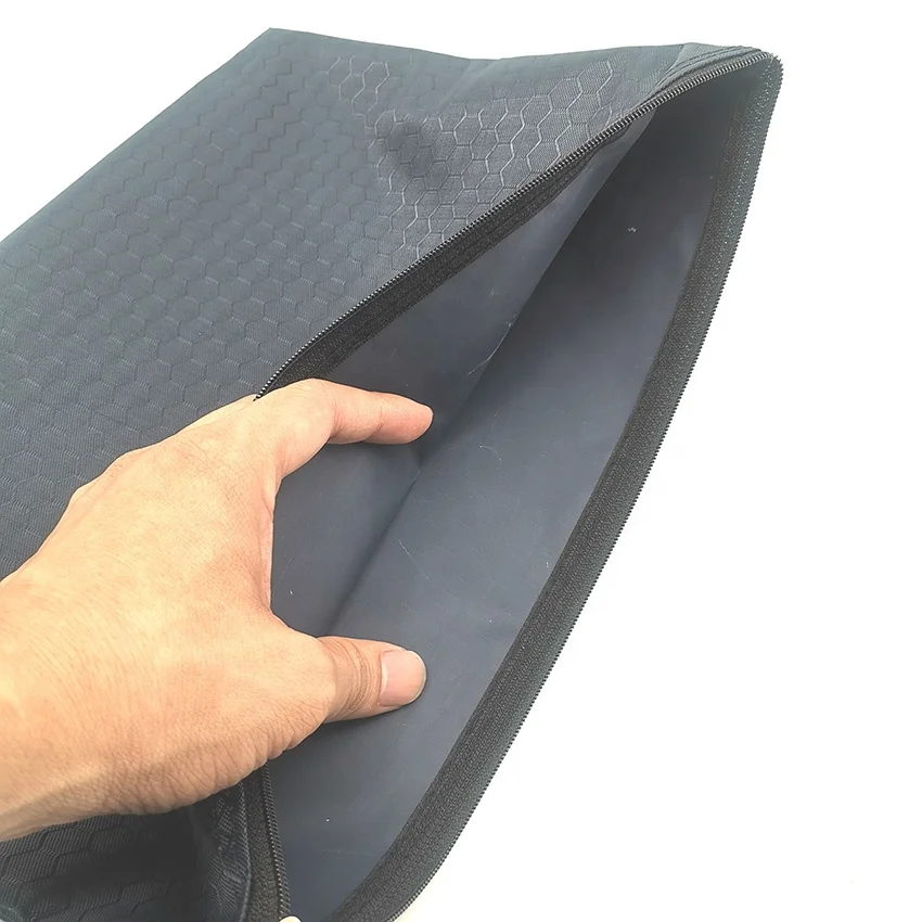 Рекламная цветная водонепроницаемая сумка A4 для хранения информации из переработанного материала, Полиэстеровая сумка на молнии для канцелярских принадлежностей