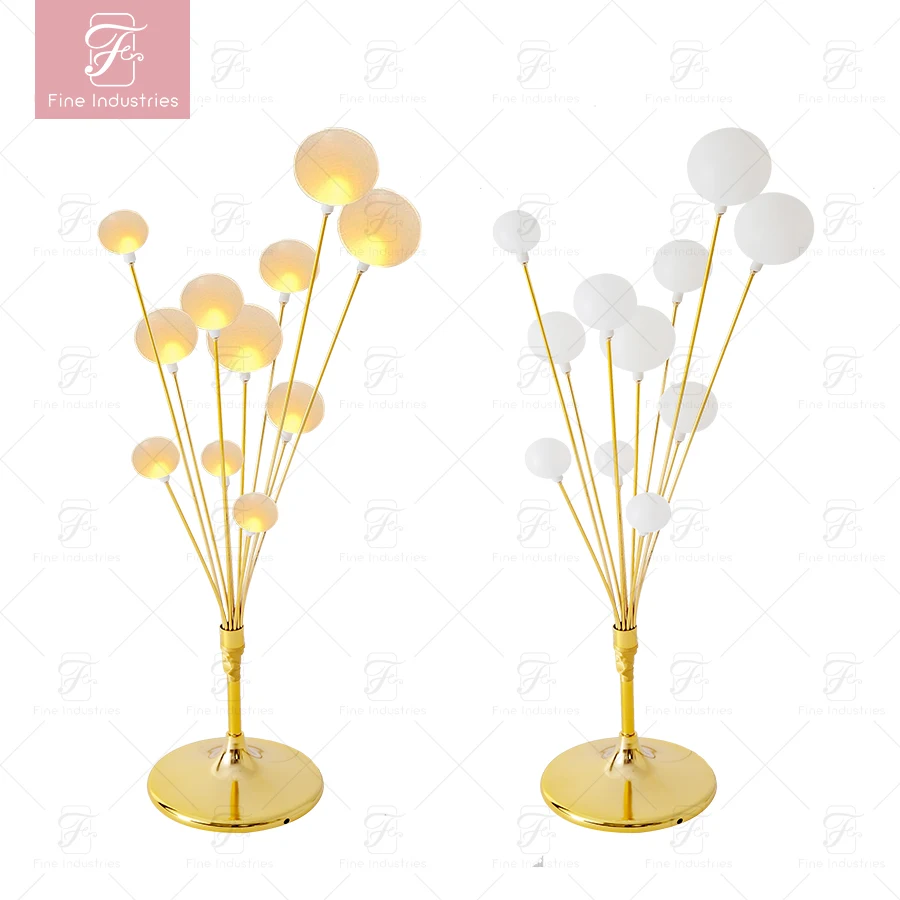 New Wedding Stage Walkway Crystal Apple Tree Led Light Wedding Centerpieces Acrylic Flower Stand