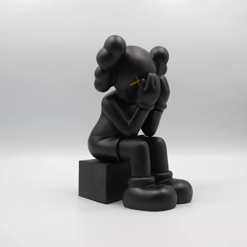 Hot Sale 28cm Kwa Bear Bricklys Passing Through Action Figure Blocks Bears PVC Model Toys