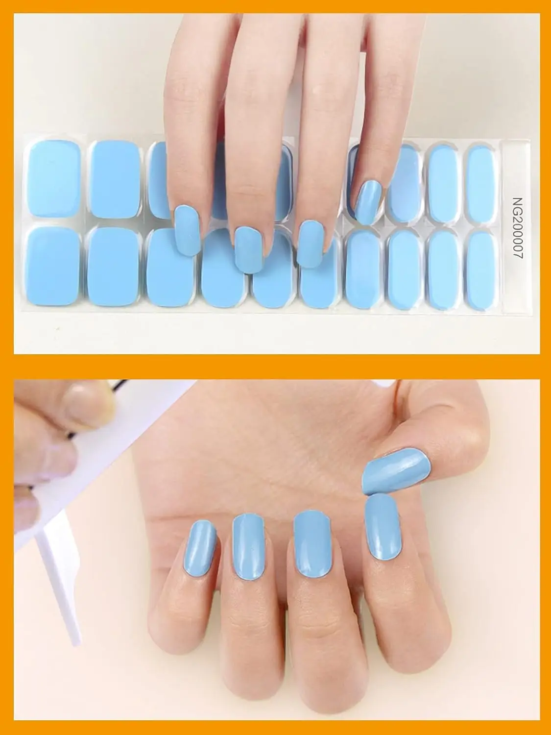 gel nail sticker with uv stickers semi cured nails halloween gel nail stickers