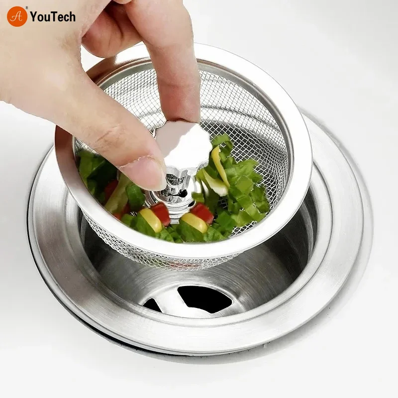 Фильтр для кухонной раковины сетчатый фильтр из нержавеющей стали против блокировки крышка слива ванной и душа канализации бассейна аксессуары дома