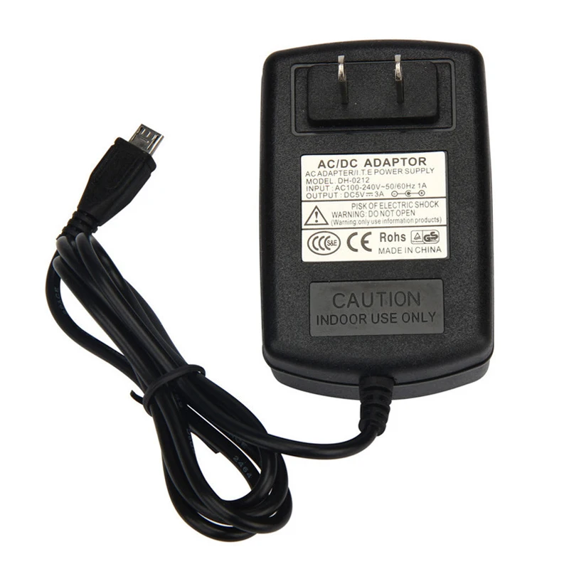 Factory made 5v 3a raspberry pi 3b model b power adapter with micro usb