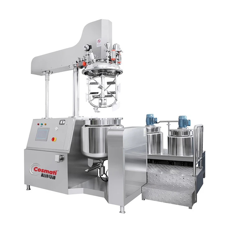 1000L high shear emulsifier mixer cosmetics manufacturing equipment cosmetic paste mixer