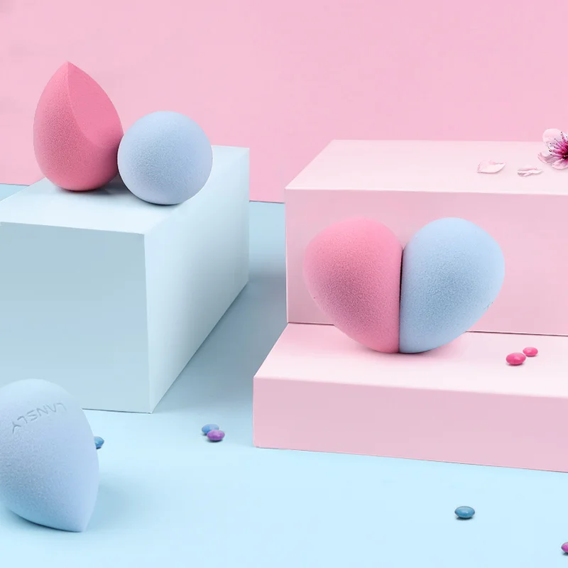 Yally Custom Wholesale Makeup Sponge New Arrival Soft Foundation Makeup Sponge Puff Cosmetic Blender face makeup Beauty Egg
