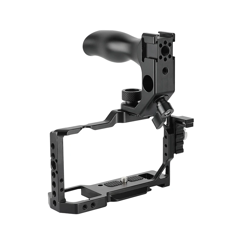 CAMVATE Sny ZV-E10 Cage Rig Full Frame (Exclusive Use) With Quick Release NATO Top Handle & Protective Wire Clamp drop shipping